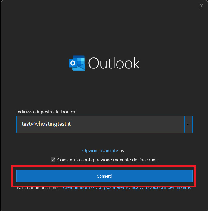 Come configurare una casella di posta su Microsoft Outlook