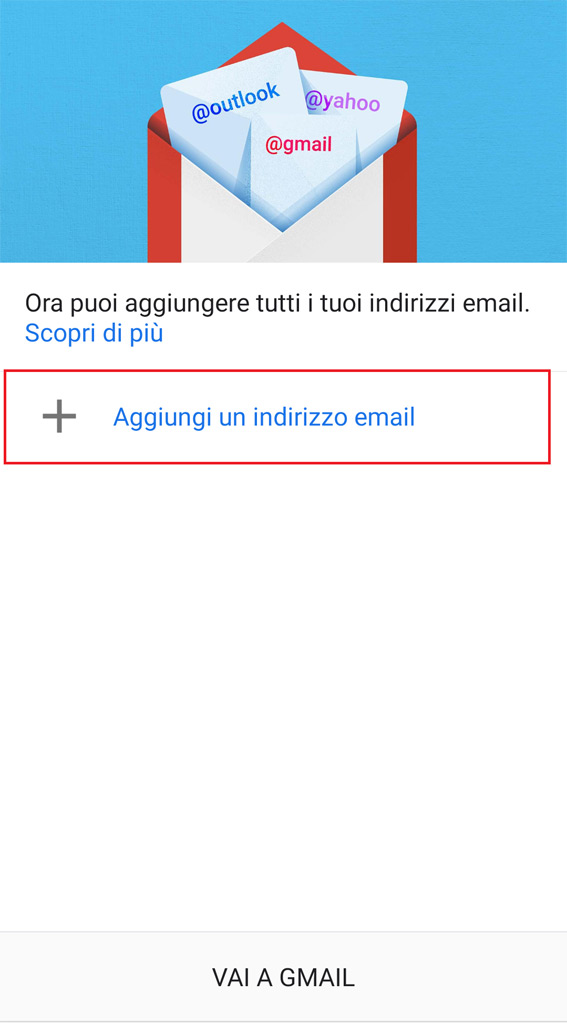 Come configurare la casella di posta su gmail